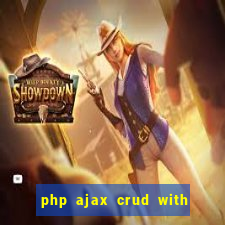 php ajax crud with datatables and bootstrap modals