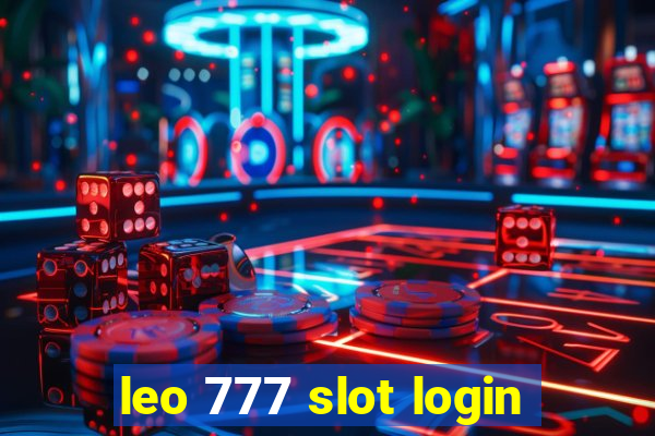 leo 777 slot login