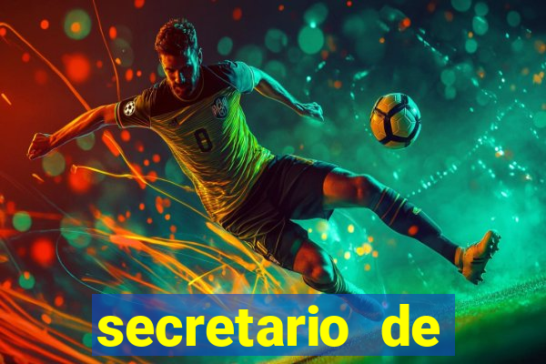 secretario de esporte salario