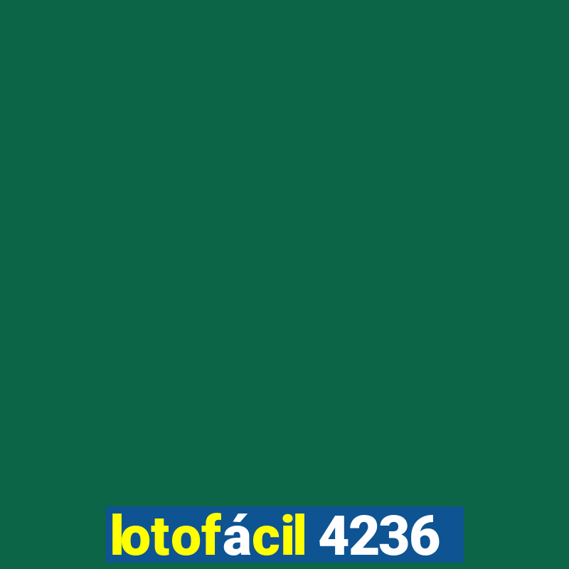 lotofácil 4236