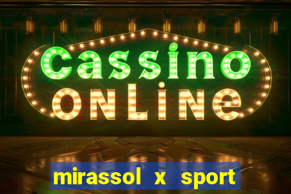 mirassol x sport recife palpite