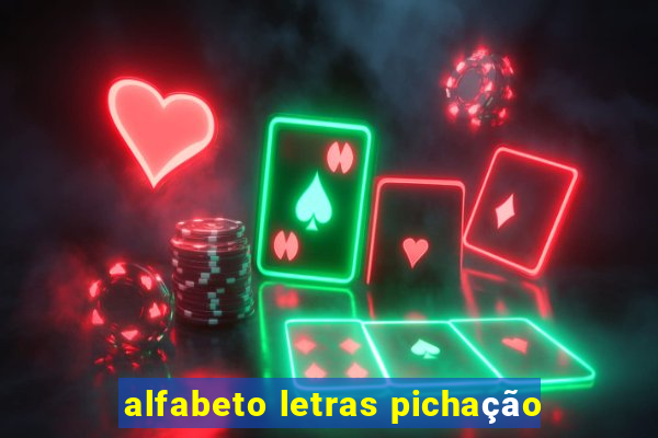 alfabeto letras pichação