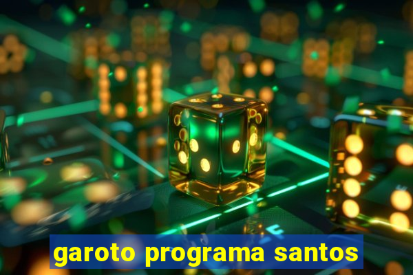 garoto programa santos