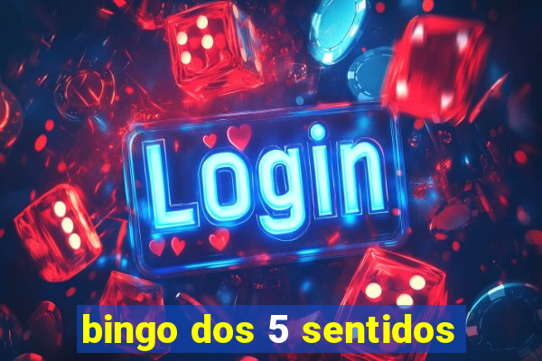 bingo dos 5 sentidos