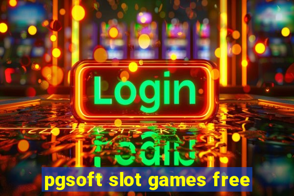 pgsoft slot games free