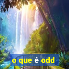 o que é odd