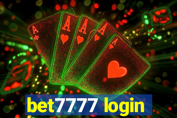 bet7777 login