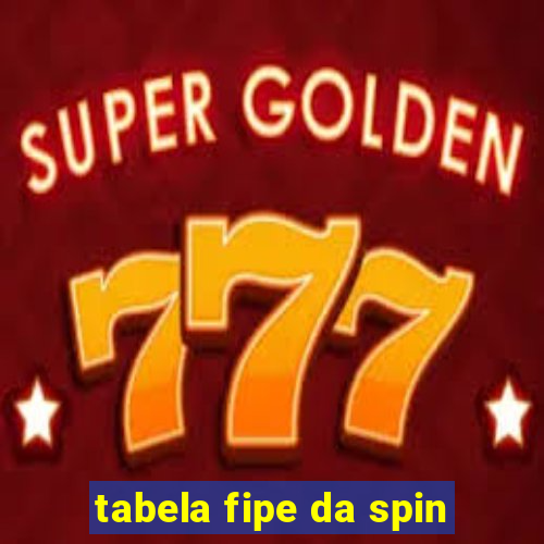 tabela fipe da spin