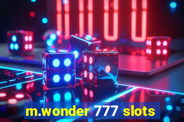 m.wonder 777 slots