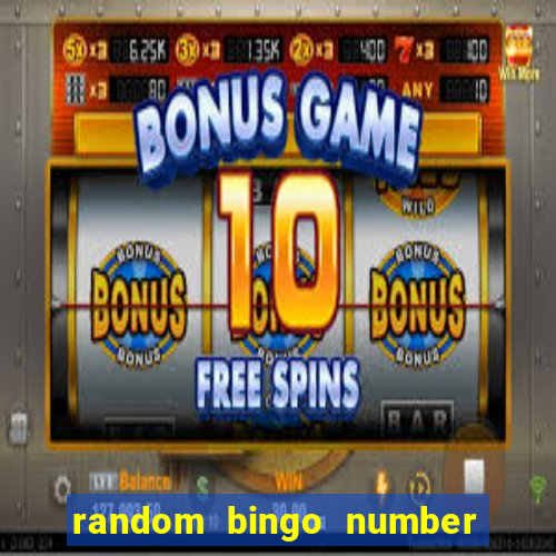 random bingo number generator 1-90