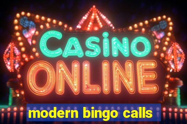 modern bingo calls