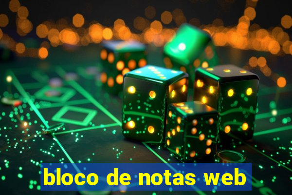 bloco de notas web