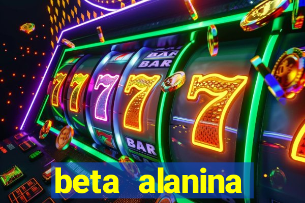 beta alanina aumenta a pressao