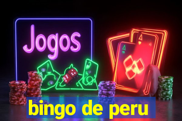 bingo de peru