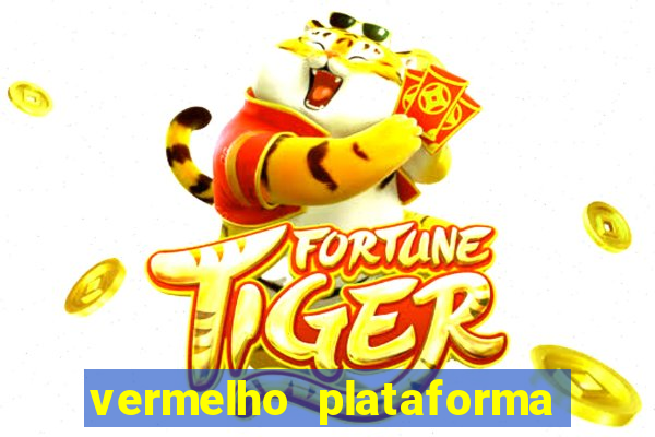 vermelho plataforma de jogos