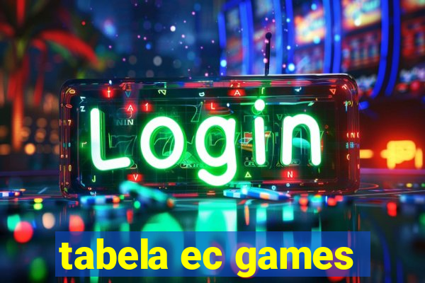 tabela ec games