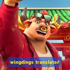 wingdings translator