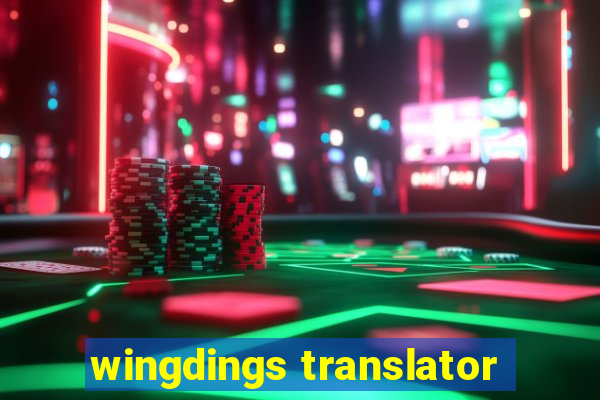 wingdings translator