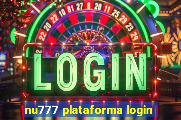 nu777 plataforma login