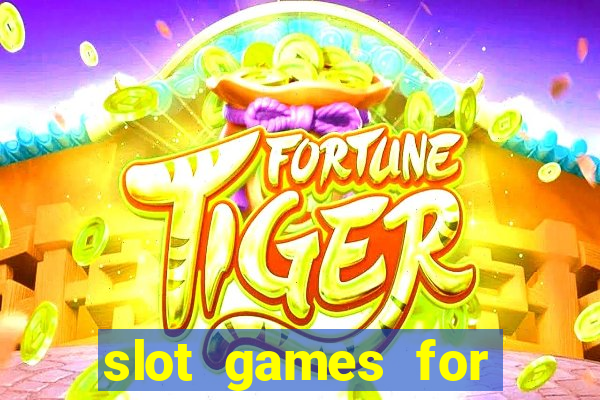 slot games for real money