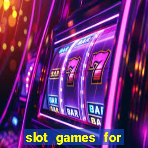 slot games for real money