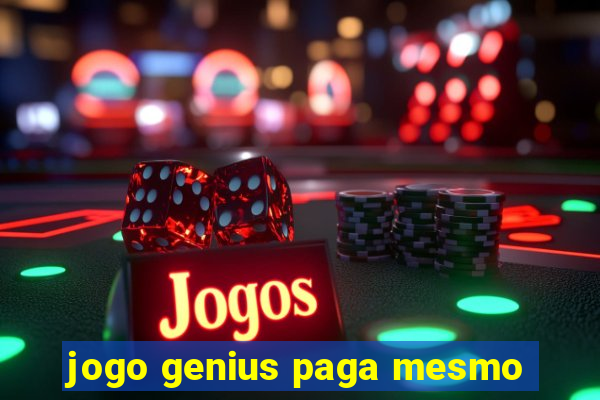 jogo genius paga mesmo