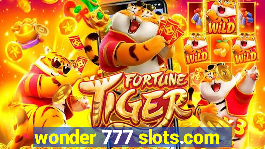 wonder 777 slots.com