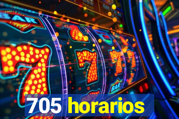 705 horarios