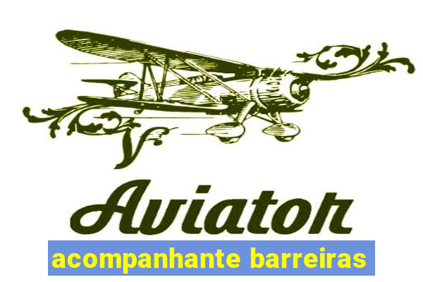 acompanhante barreiras