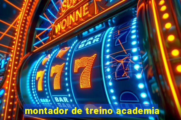 montador de treino academia