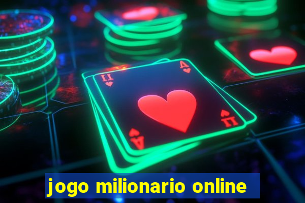 jogo milionario online