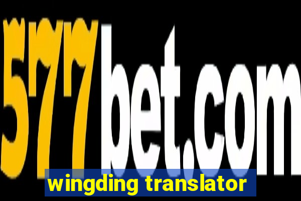 wingding translator