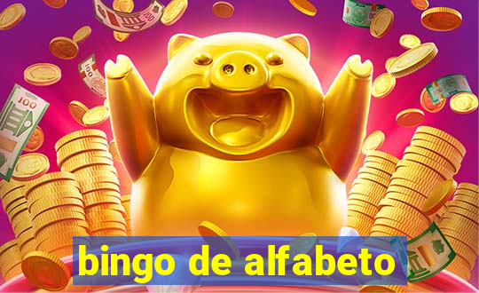 bingo de alfabeto