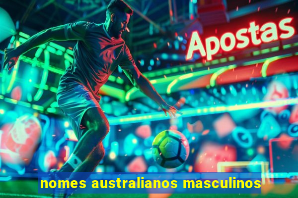 nomes australianos masculinos