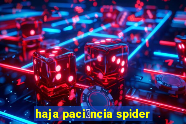 haja paci锚ncia spider