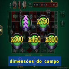 dimensões do campo do maracanã