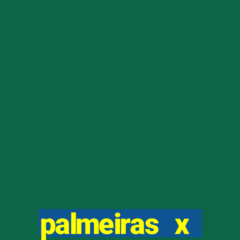 palmeiras x flamengo palpite