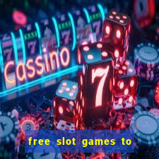 free slot games to play offline