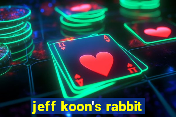 jeff koon's rabbit