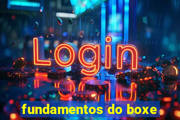 fundamentos do boxe