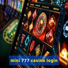 mini 777 casino login