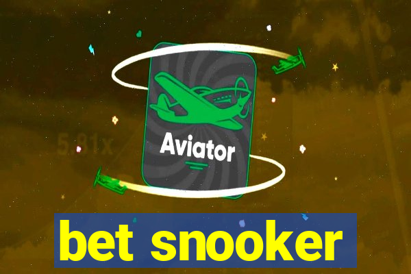 bet snooker