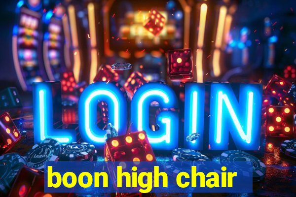 boon high chair