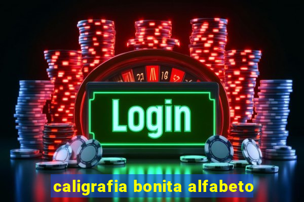 caligrafia bonita alfabeto