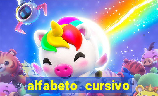 alfabeto cursivo pontilhado para imprimir pdf