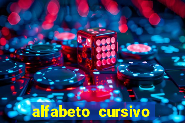 alfabeto cursivo pontilhado para imprimir pdf