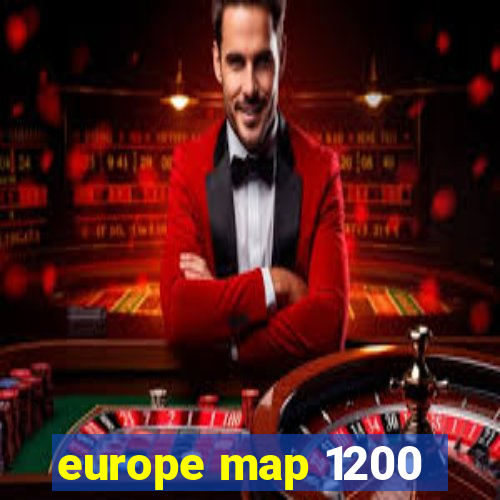 europe map 1200