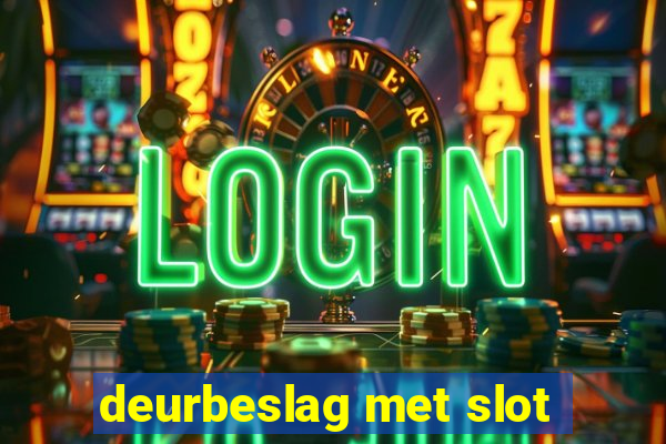 deurbeslag met slot