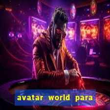 avatar world para imprimir e colorir