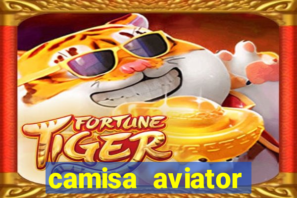 camisa aviator manga longa